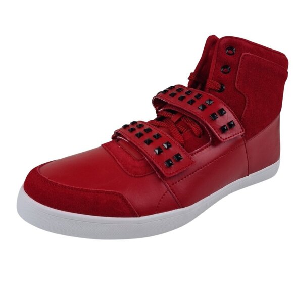 REEBOK  DIBELLO MID STUDDED Red Leather Sneakers Men Shoes main image 11